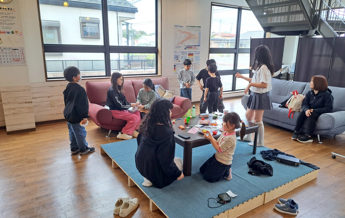 BASEマチナカで過ごすこどもたちの様子